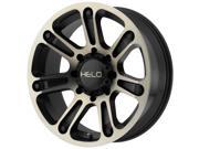 Helo HE904 17x9 8x165.1 0mm Black Machined Wheel Rim