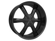 Cratus CR007 24x9.5 5x115 5x139.7 15mm Gloss Black Wheel Rim