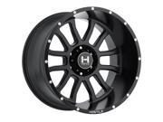 Hostile H107 Gauntlet 22x10 8x165.1 8x6.5 25mm Matte Black Wheel Rim