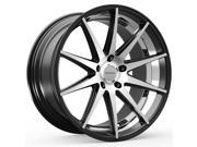 ROSSO 706 LEGACY 22x10.5 5x114.3 5x4.5 40mm Black Machined Wheel Rim