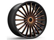 KRONIK 406 KUSH 26x9.5 5x114.3 5x127 15mm Black Copper Wheel Rim