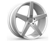 ROSSO 705 AFFINITY 22x8.5 5x114.3 5x4.5 40mm Silver Wheel Rim