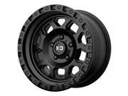 XD Series XD132 18x9 8x165.1 0mm Satin Black Wheel Rim
