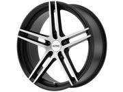 KMC KM703 18x8.5 5x112 35mm Black Brushed Wheel Rim