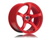 Advanti Racing 82R Deriva 18x10.5 5x114.3 5x4.5 15mm Red Wheel Rim