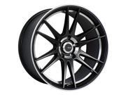 Advanti Racing 84MB Optimo 17x7 4x100 Black/Machined Wheel Rim Advanti Racing 84MB Optimo 17x7 4x100 Black/Machined Wheel Rim