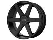 KMC KM704 22x9 6x139.7 30mm Satin Black Wheel Rim