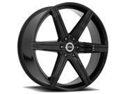 Strada Filetto 24x10 5x115 15mm Gloss Black Wheel Rim