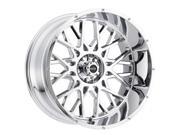Vision 412 Rocker 22x12 5x127 -51mm Chrome Wheel Rim Vision 412 Rocker 22x12 5x127 -51mm Chrome Wheel Rim