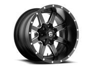 Fuel D538 Maverick 24x12 8x165.1 -44mm Black/Milled Wheel Rim Fuel D538 Maverick 24x12 8x165.1 -44mm Black/Milled Wheel Rim