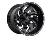 Fuel D574 Cleaver 20x12 8x170 -44mm Black/Milled Wheel Rim Fuel D574 Cleaver 20x12 8x170 -44mm Black/Milled Wheel Rim