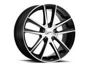 Platinum 436U Gemini 18x8 5x110/5x115 +35mm Black/Machined Wheel Rim Platinum 436U Gemini 18x8 5x110/5x115 +35mm Black/Machined Wheel Rim