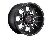 Raceline A77 Mamba 12x7 4x137 +10mm Black/Machined Wheel Rim Raceline A77 Mamba 12x7 4x137 +10mm Black/Machined Wheel Rim