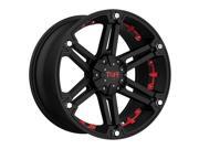 Tuff T-01 18x9 5X114.3/5X127 +10mm Black/Red Wheel Rim Tuff T-01 18x9 5X114.3/5X127 +10mm Black/Red Wheel Rim