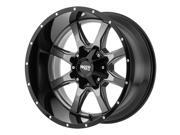 Moto Metal MO970 18x10 8x180 -24mm Gunmetal Wheel Rim Moto Metal MO970 18x10 8x180 -24mm Gunmetal Wheel Rim