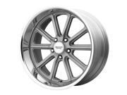 American Racing VN507 Rodder 18x8 5x115 +15mm Vintage Silver Wheel Rim American Racing VN507 Rodder 18x8 5x115 +15mm Vintage Silver Wheel Rim