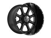 Hostile H105 Exile 24x14 8x180 -76mm Satin Black Wheel Rim Hostile H105 Exile 24x14 8x180 -76mm Satin Black Wheel Rim