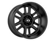 Vision 419 Split 17x9 5x127 +12mm Satin Black Wheel Rim Vision 419 Split 17x9 5x127 +12mm Satin Black Wheel Rim