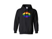 Unisex Gay Kiss LGBT Lesbian Homosexual Pride Pullover HOODIE
