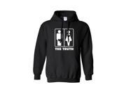 Men s Unisex Pullover Hoodie The Truth About Men Women