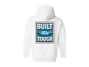 Unisex Pullover Hoodie Ford Built Tough Ford Racing