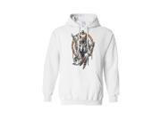 Unisex Pullover Hoodie Wolves With Dreamcatcher