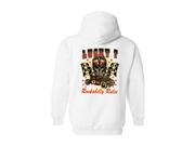 Men s Unisex Pullover Hoodie Lucky 7 Rockabilly Rules