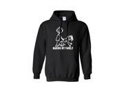 Men s Unisex Pullover Hoodie Making My Family BLACK