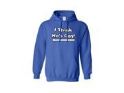 Men s Unisex I Think He s Gay Pullover HOODIE