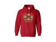 Unisex Four Sugar Skulls Katrinas Pullover Hoodie