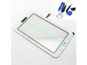 New White For Samsung Galaxy Tab 3 Lite SM T110 7.0 Series Replacement Digitizer Lens Touch Screen Outer Glass Panel Wifi Ver. Replacement Accessories Parts Who