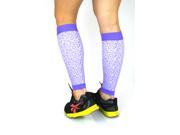 Fashion Calf Compression Sleeve Perfect for Running and Daily Use Purple Large