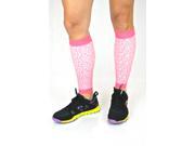 Fashion Calf Compression Sleeve Perfect for Running and Daily Use Pink Large