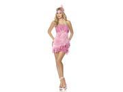 Women s Flamingo Flapper Costume by Mystery House
