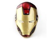 Mens Western Marvel Comics Superhero Iron Mask Removable Metal Gold Belt Buckle