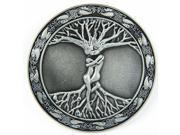 Vintage TREE OF LIFE Celtic Nordic Belt Buckle Norse Mythology Paganism Wicca
