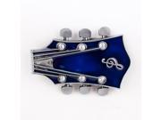 Blue Guitar Belt Buckle