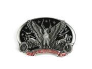Live To Ride Ride To Live Flying Eagle Biker Motorcycle Belt Buckle