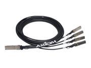 Axiom Qsfp To 4 Sfp Passive Twinax Cable 1m Twinaxial