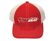 Combat Red White Trucker Hat Size Small Medium Fits 6 7 8 7 3 8 New!