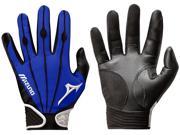 1 Pair Mizuno 330286 Vintage Pro Medium Royal Blue Adult Batting Gloves New!