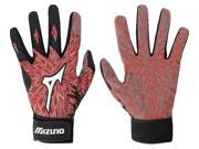 1 Pair Mizuno Vintage Blast Red Adult Small Batting Gloves New In Wrapper!