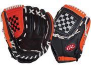Rawlings RCS120NO 12 Neon Orange Custom Series Baseball Glove With Basket Web