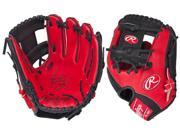 Rawlings PRO202SB 11.5 Heart Of The Hide Red Black Custom Color Baseball Glove