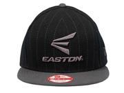 Easton M10 Pinstripe 9FIFTY Black Grey Cap Adult One Size Fits All A167904