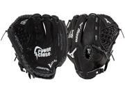 2017 Mizuno GPP1075Y1 10.75 Prospect Series Youth Black Leather Baseball Glove