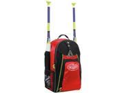 Louisville Slugger EBXNSP6 Red Xeno Stick Pack Womens Backpack Bat Bag New!