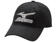 Mizuno 370210 Black Grey Low Profile Adjustable Adult Baseball Softball Hat