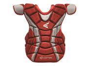 Easton Force Red Silver Youth Chest Protector Typically Fits Ages 9 12 New!