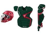Easton Mako LLWS Catcher s Set Kelly Green Red Intermediate Fits Ages 13 15